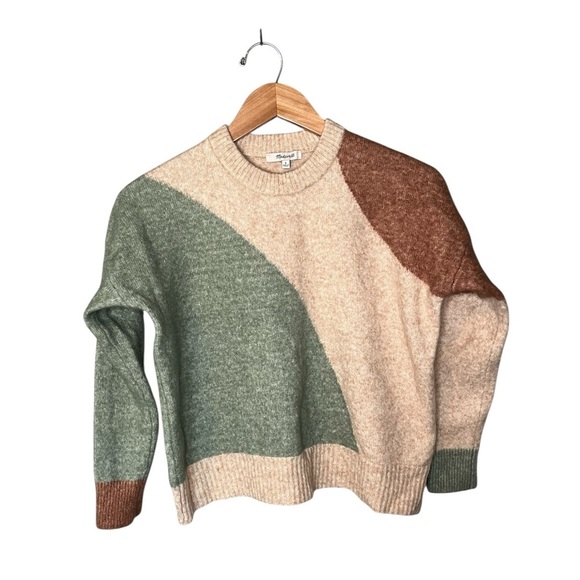 Madewell Cedarbrook Pullover Sweater in Colorblock - Picture 3 of 11